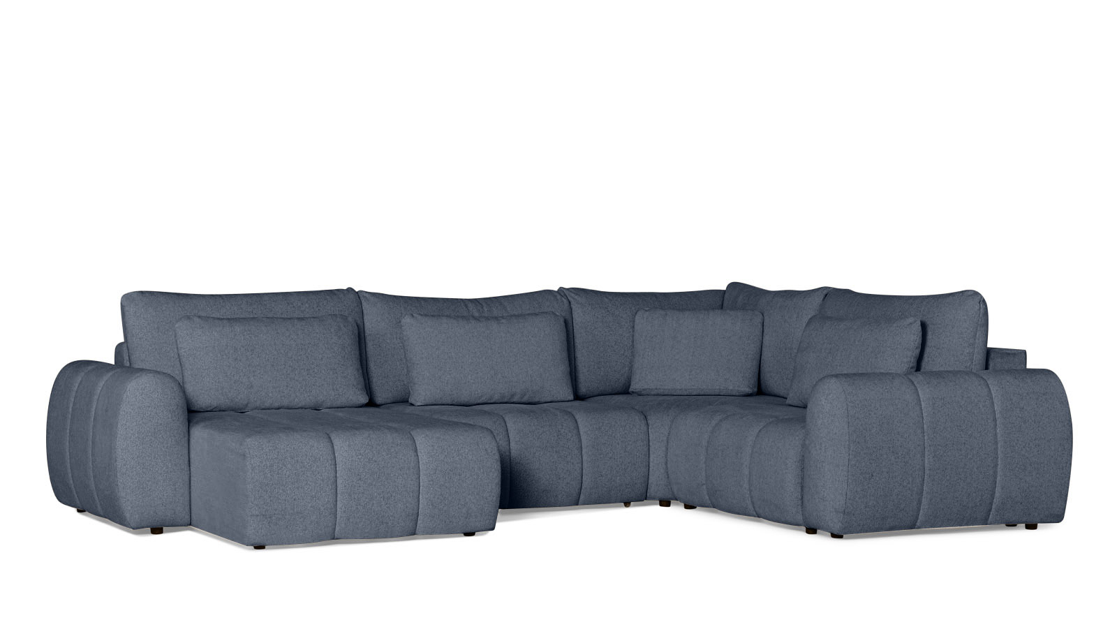 Диван -кровать П-образный Mellow-4 секц. ткань Raven 86 247x350 — купить в Озерце