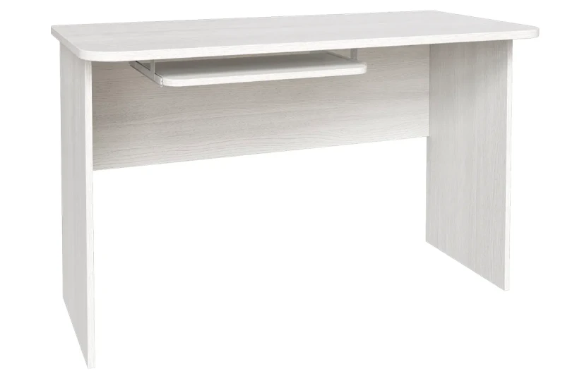 Стол компьютерный СТ-1011 (Снежный Ясень) — Мебель-центр Озерцо