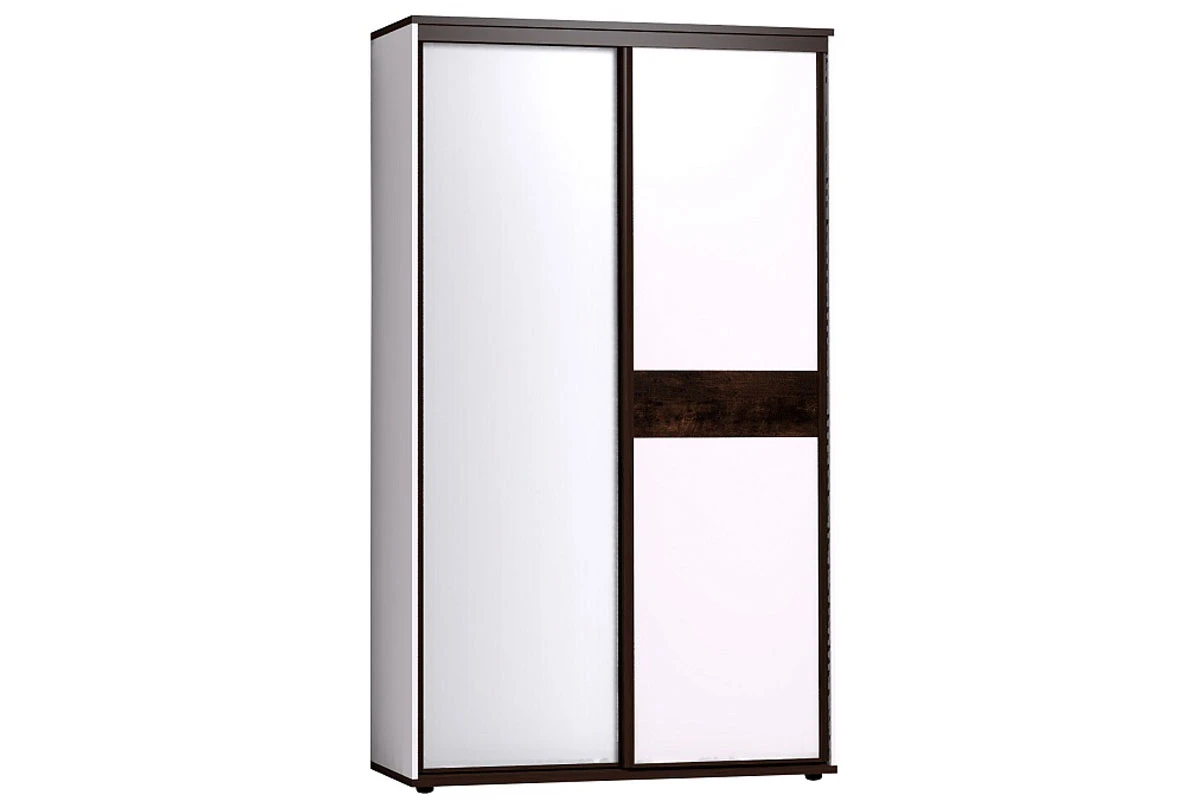 Прихожая Норвуд (Белый/Орех шоколадный) — Мебель-центр Озерцо