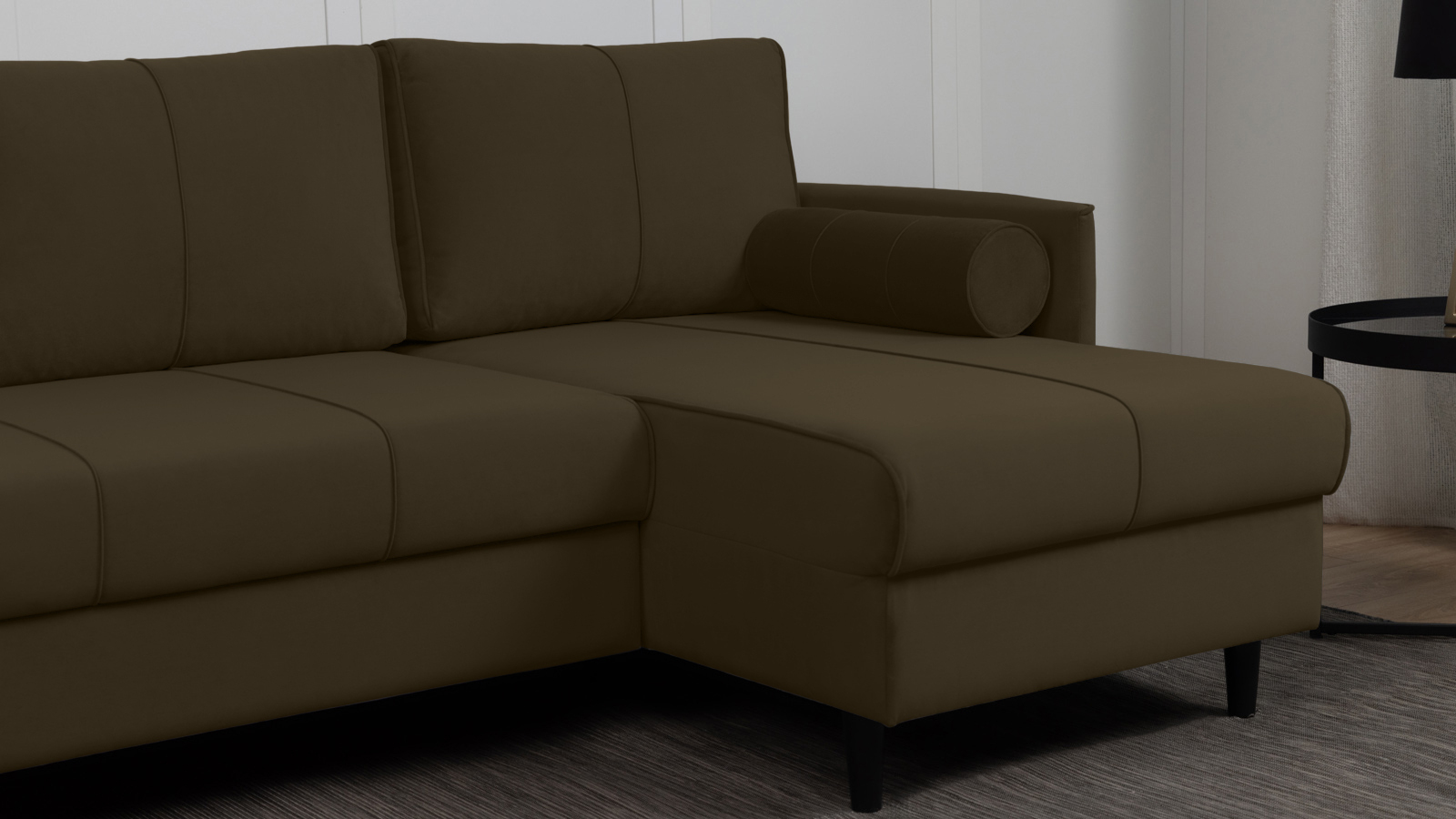 Диван Kvina New угловой, Тк. Sky Velvet 12 142x228 — купить в Озерце