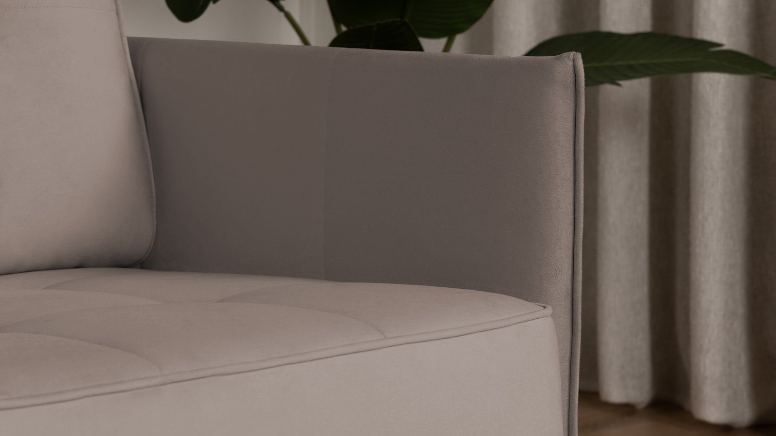 Кресло Amani Pro, Тк. Sky Velvet 17 (подлокотник: 5 см) 73.5x89 — купить в Озерце