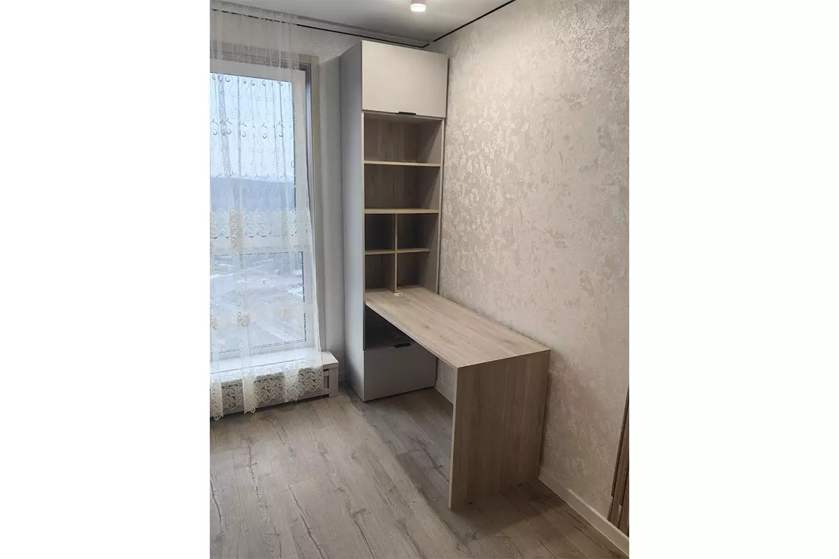 Стеллаж-стол Мария МСС 60.120 (Дымчато-серый) в мебель-центре Озерцо