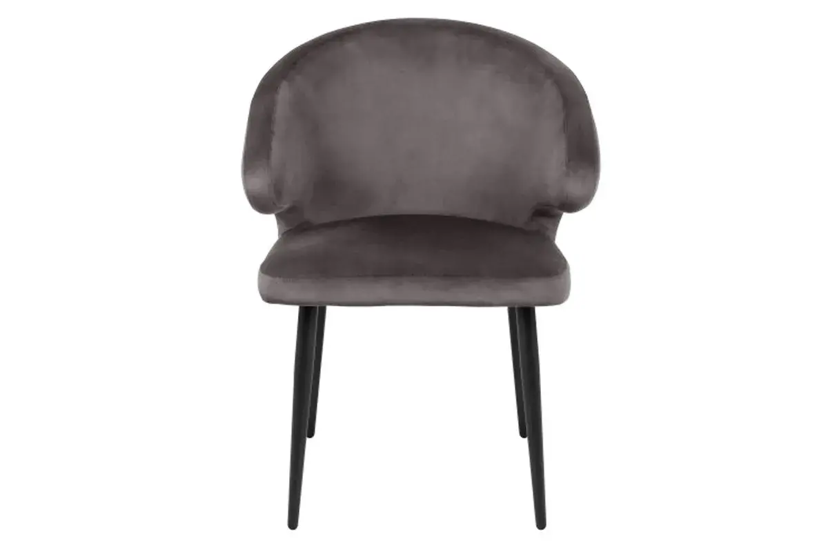 Стул Томас (Муар черный/Велюр Dream grey (серый)) СРП-067 - купить в Озерце