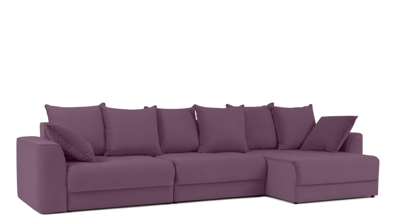 Диван угловой Monako New, Тк. Sky Velvet 10 156x356 — купить в Озерце