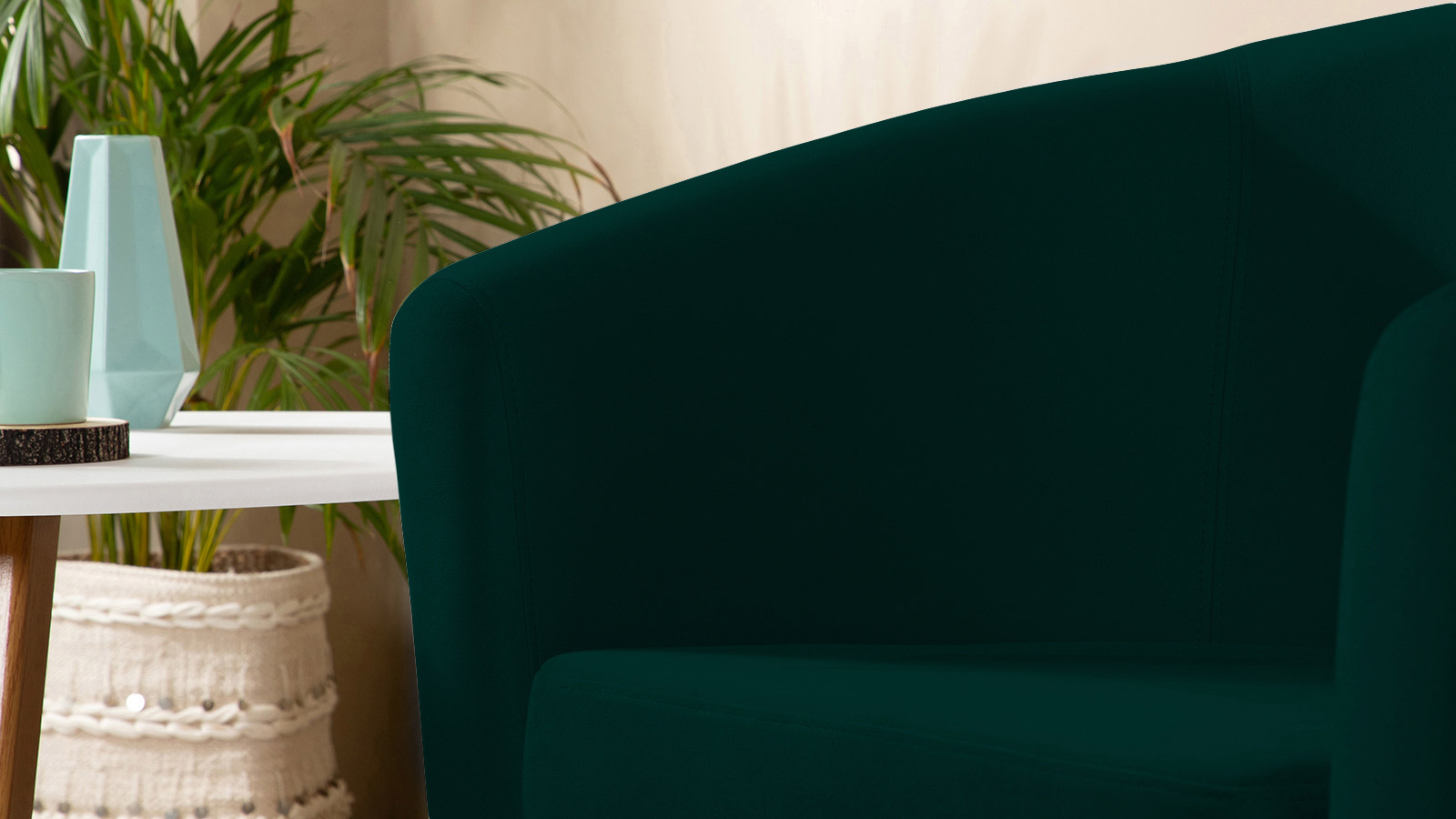 Кресло Moony Sky velvet 42, светлые ножки 75x80 — купить в Озерце