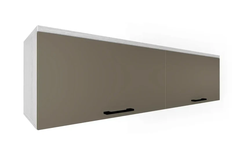 Антресоль АН-5043-СЯ-ЛМ (Снежный Ясень/Латте Матовый) в мебель-центре Озерцо