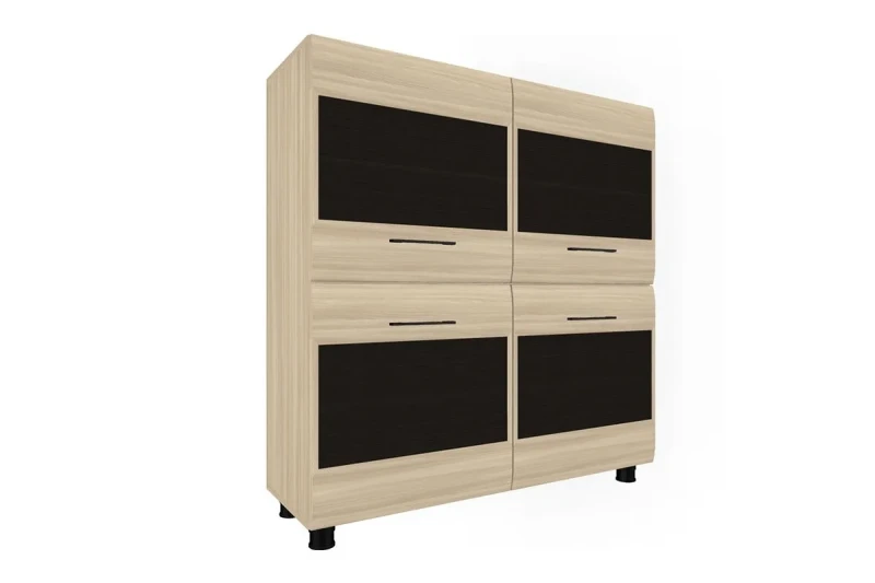 Тумба ТБ-2605 (Ясень Асахи-комбинированный) — Мебель-центр Озерцо