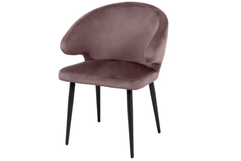 Стул Томас (Муар черный/Велюр Dream stone/Серо-коричневый) СРП-067 - купить в Озерце