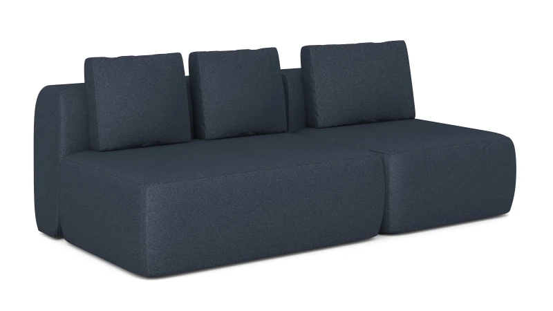 Диван модульный Molto, 2-секционный,125+ 85+125+85, ткань Aura 18 Aura 18 107x214 — купить в Озерце