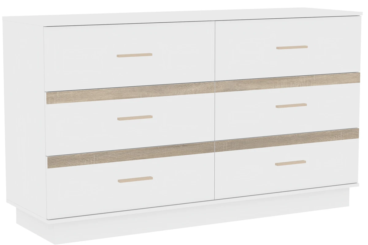 Спальня Анона 2 (Белый/Дуб Сонома) - купить в Озерце