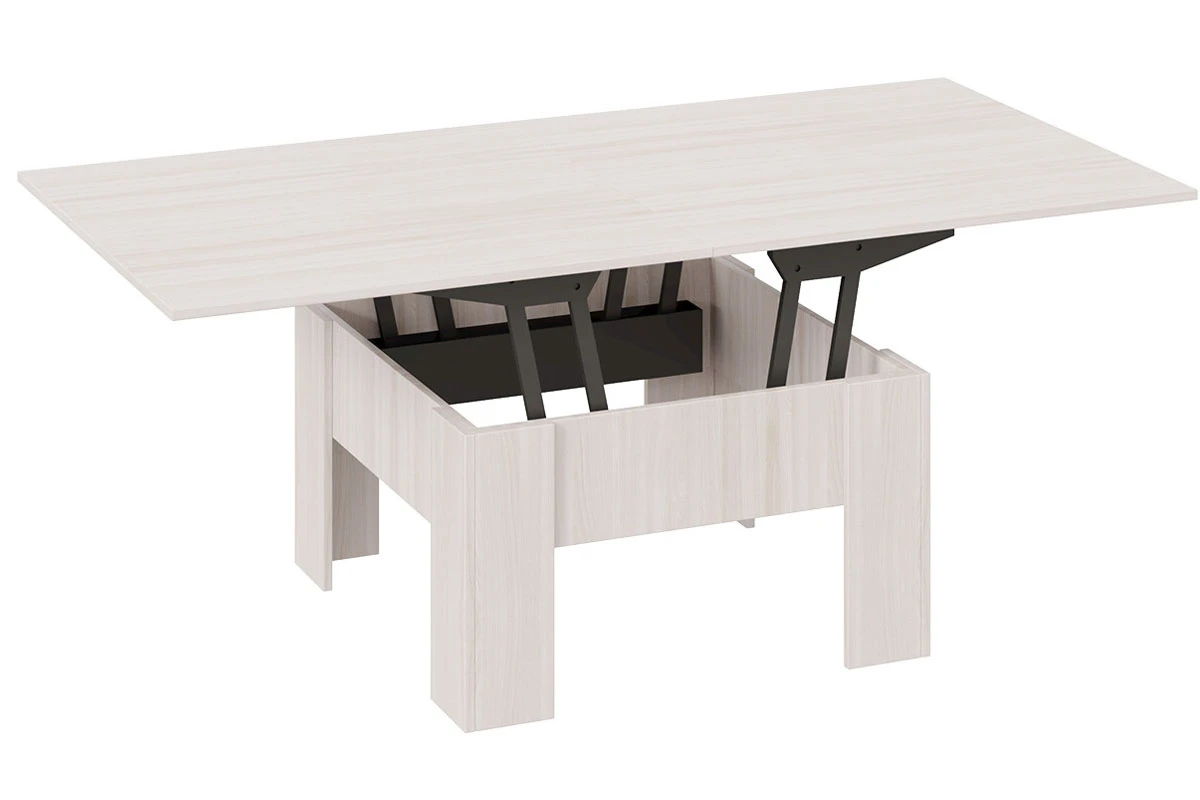 Стол журнальный тип 10 (Ясень Шимо) — Мебель-центр Озерцо