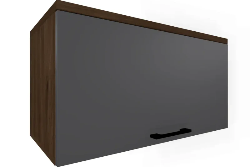 Антресоль АН-5044-ГТ-АМ (Гикори Джексон Темный/Антрацит Матовый) в мебель-центре Озерцо