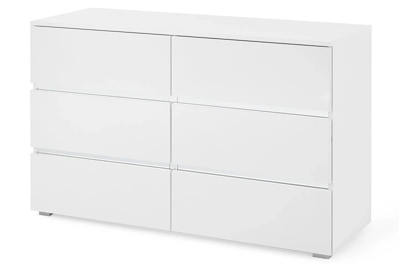 Комод широкий Линда 52 (Белый снег) — Мебель-центр Озерцо