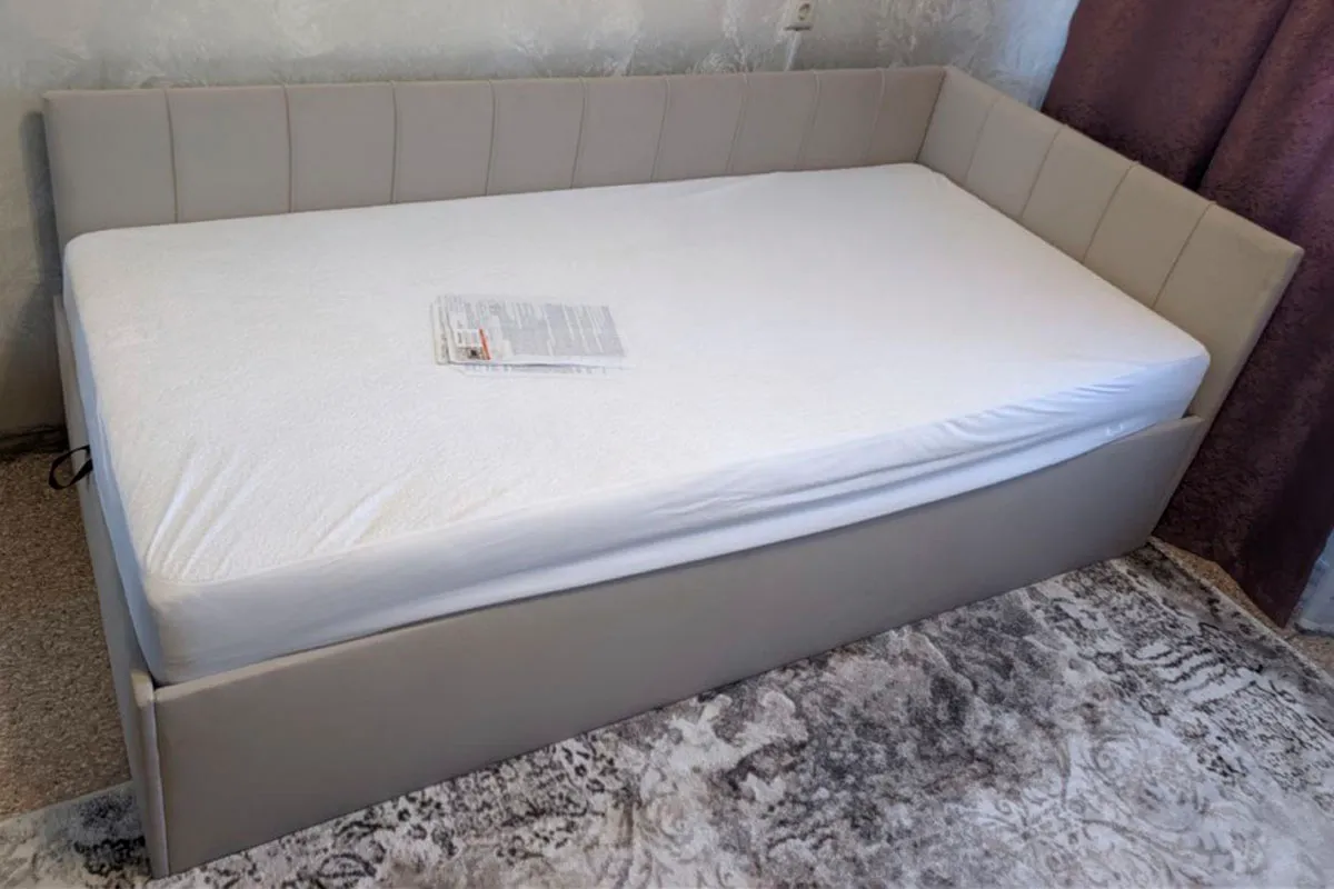 Кровать Мика с ПМ 90х200 универсальная Newtone Light BEIGE - купить в Озерце