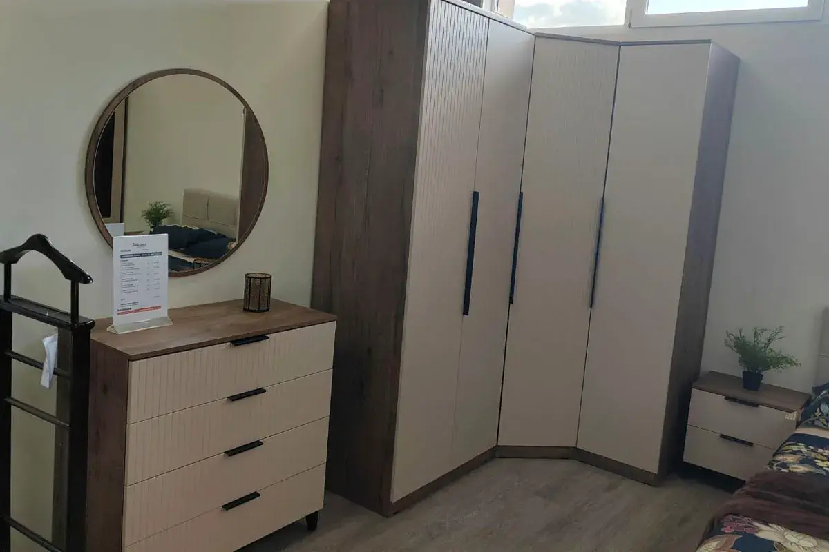 Шкаф 1-дверный для платья и белья Тоскана (Дуб Табачный/Бисквит) в мебель-центре Озерцо