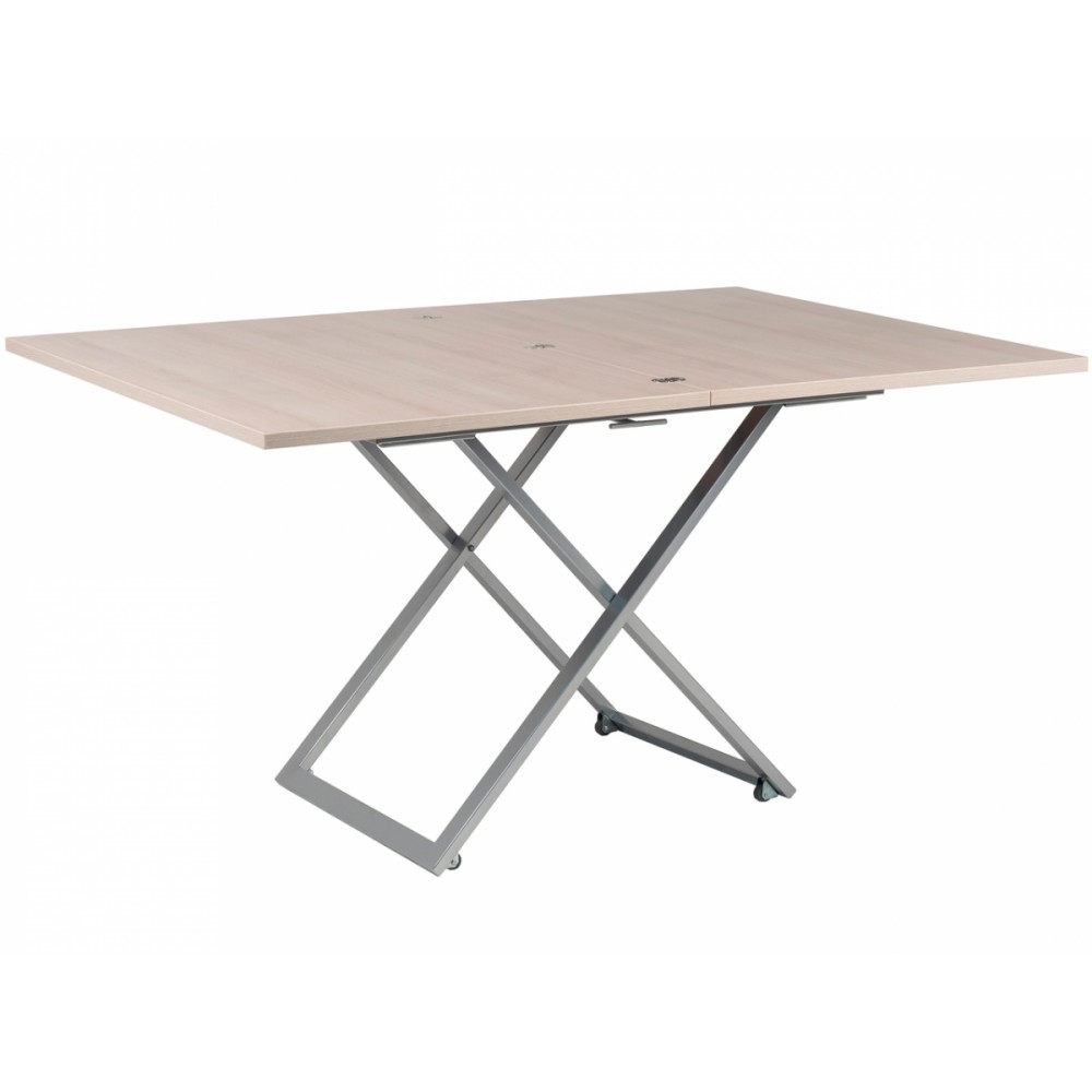 Стол трансформер журнально-обеденный Levmar Compact (Левмар Компакт) шамони светлый - купить в Озерце