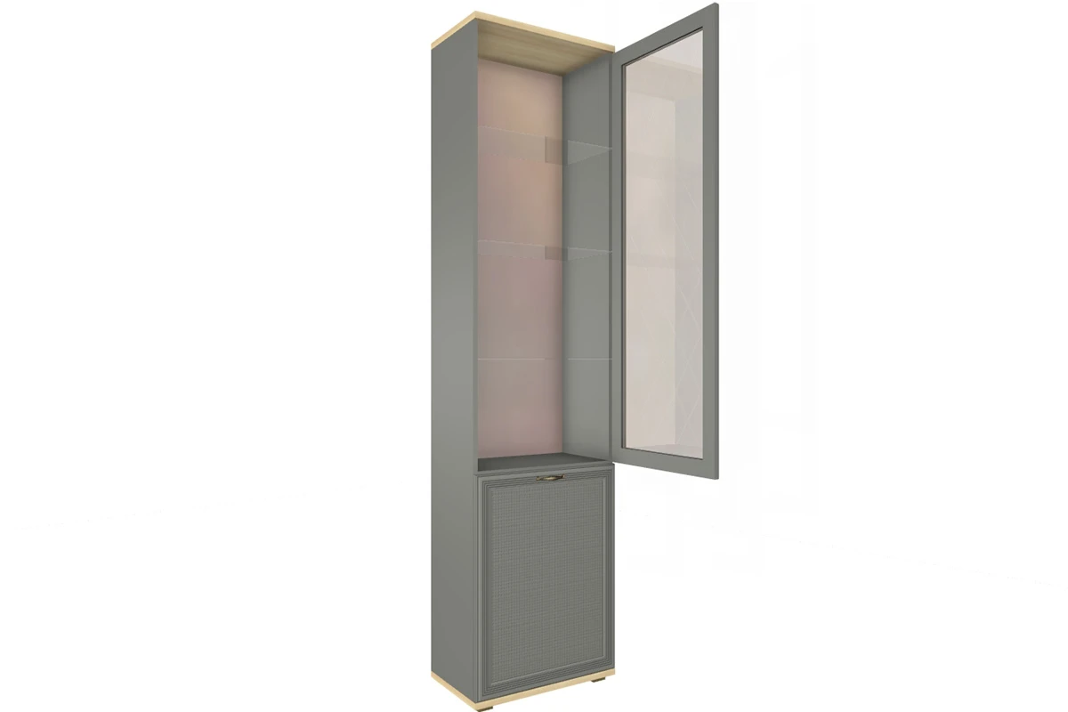 Шкаф многоцелевой ШК-1044-АС-СО (Ясень Асахи/Серый Оникс) в мебель-центре Озерцо