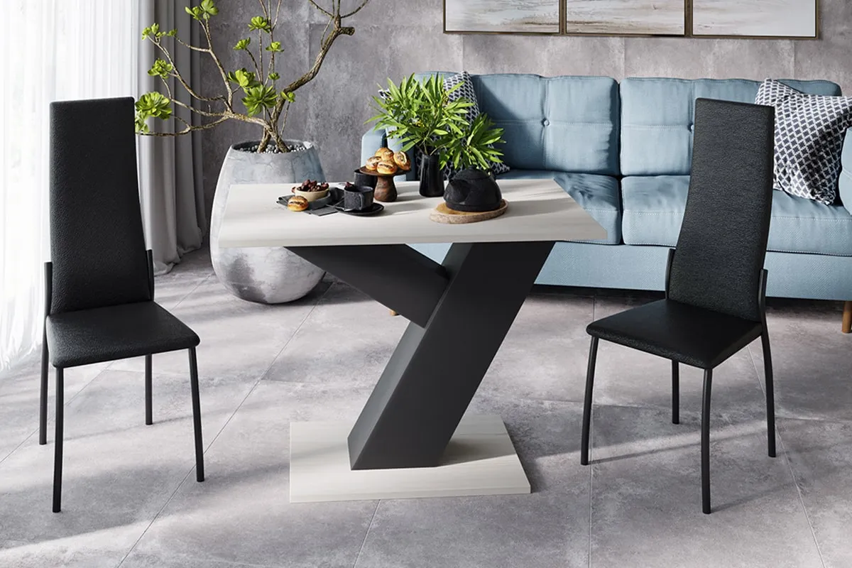 Стул Кредо (Черный Муар/Кожзам Черный) - купить в Озерце