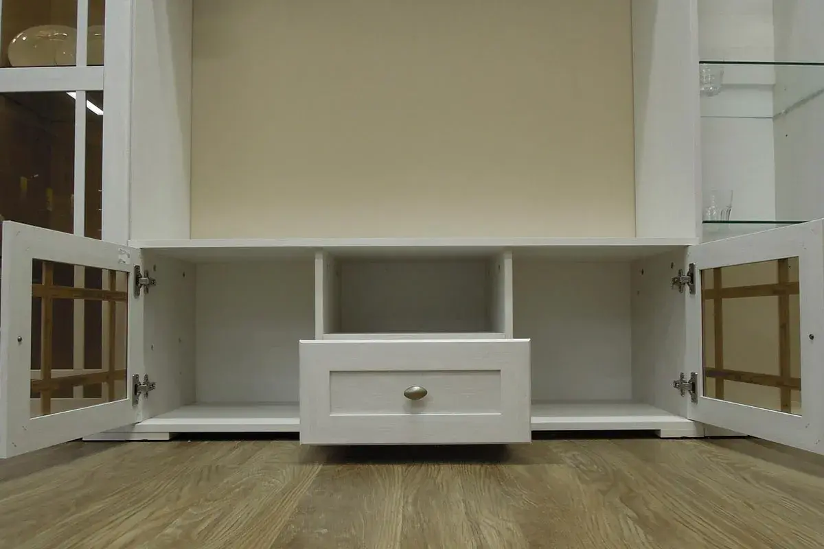 Sherlock 3 Тумба ТВ Ясень Анкор светлый — Мебель-центр Озерцо