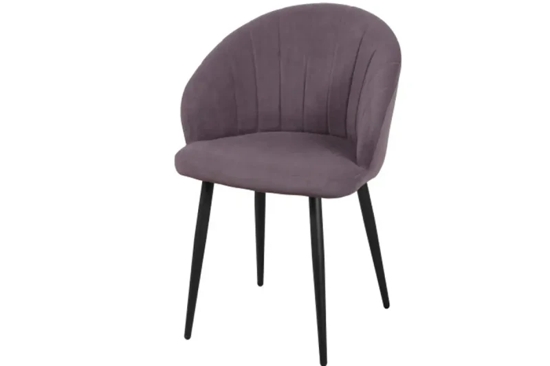 Стул Моника (Муар черный/велюр Dream plum (сливовый)) СРП-050 - купить в Озерце