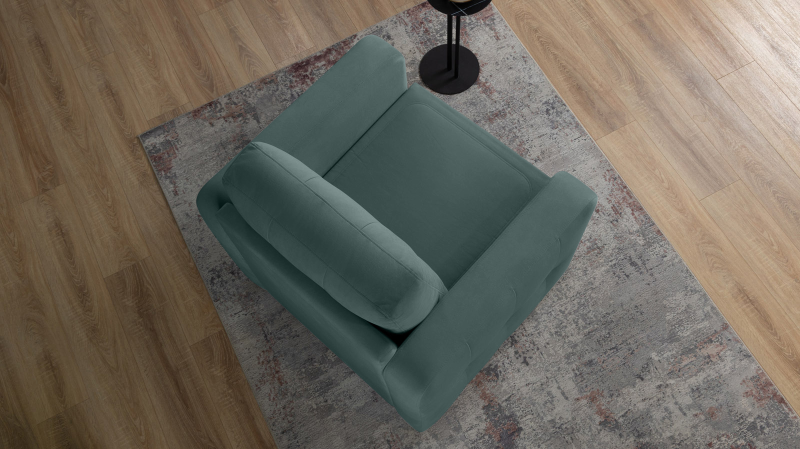 Кресло Loko Pro с широкими подлокотниками, Тк. Casanova Seawave 85x95 — купить в Озерце