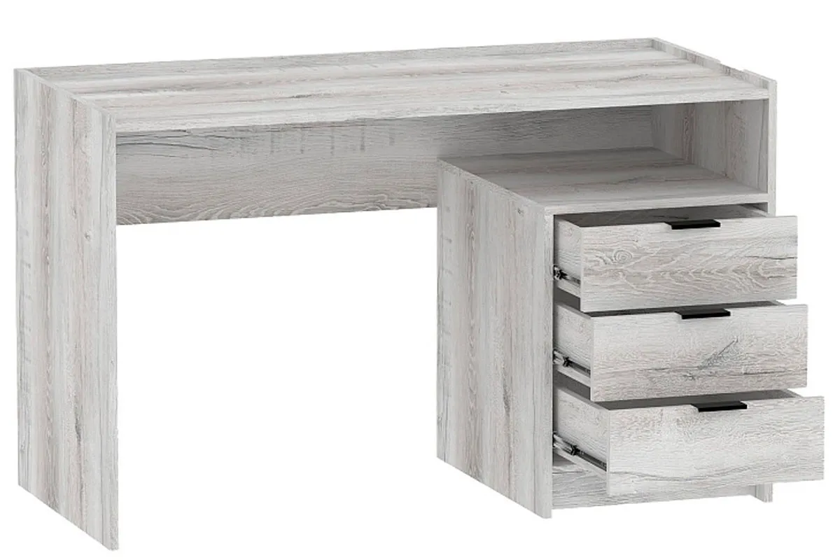 Стол письменный с ящиками Флекс 116 (Дуб Шавиниган) — Мебель-центр Озерцо