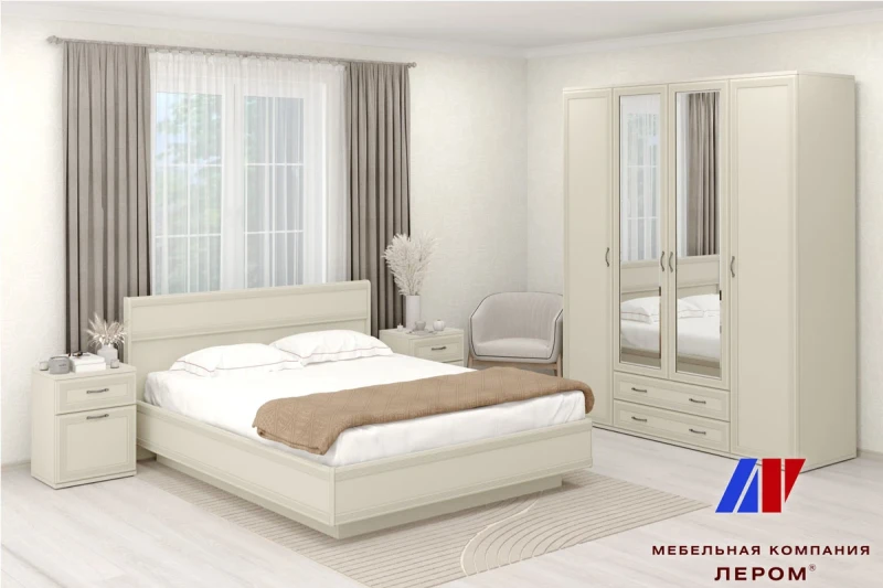 Готовый комплект для спальни СК-1021-СК (Серый Кашемир) - купить в Озерце