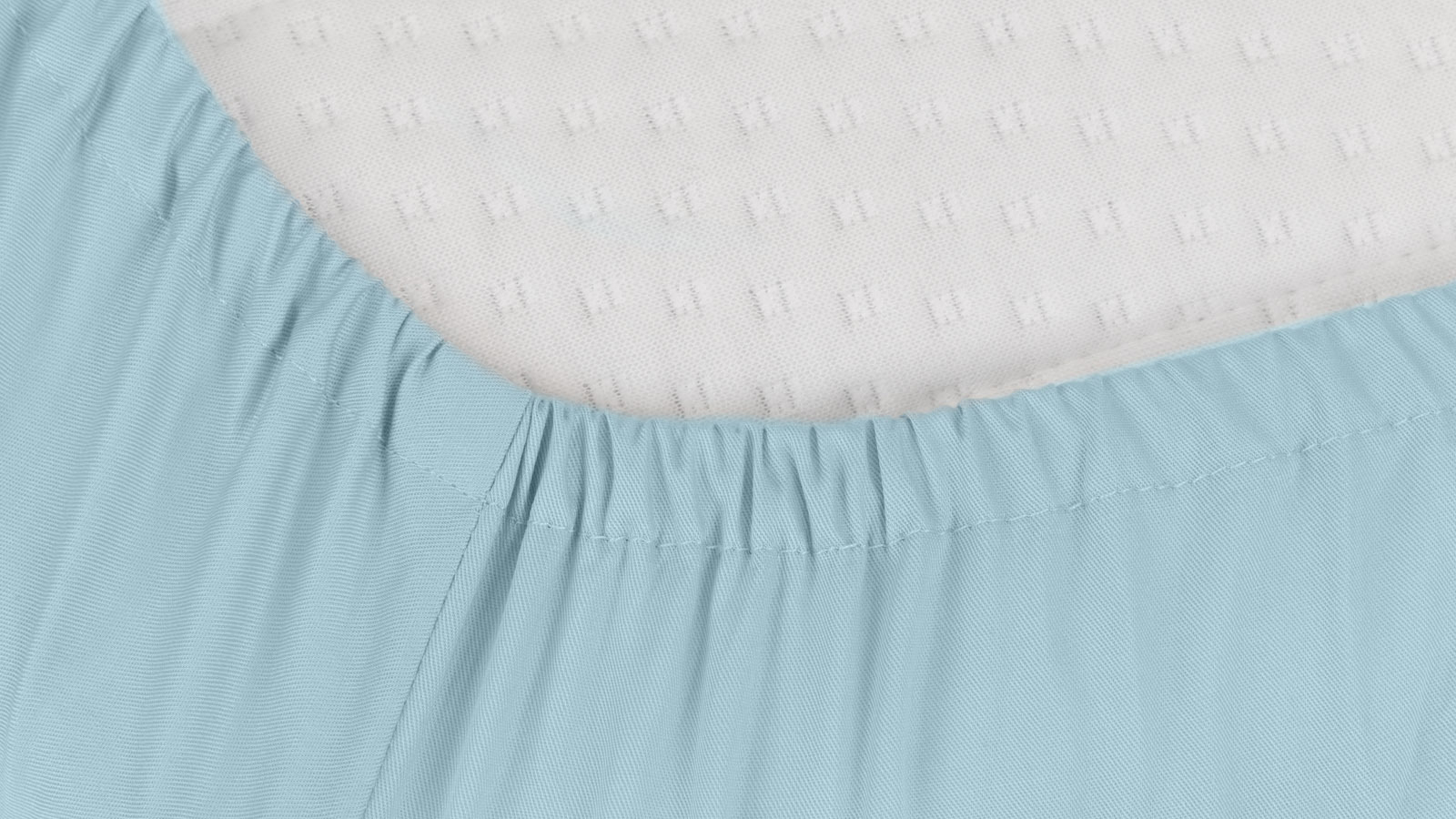 Простынь на резинке Askona kids, цвет: Аква 80x160 в мебель-центре Озерцо