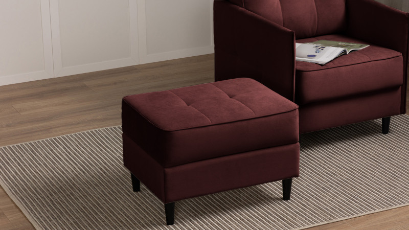 Пуф Amani Pro, Тк. Тк. Sky Velvet 32 53x68 — купить в Озерце