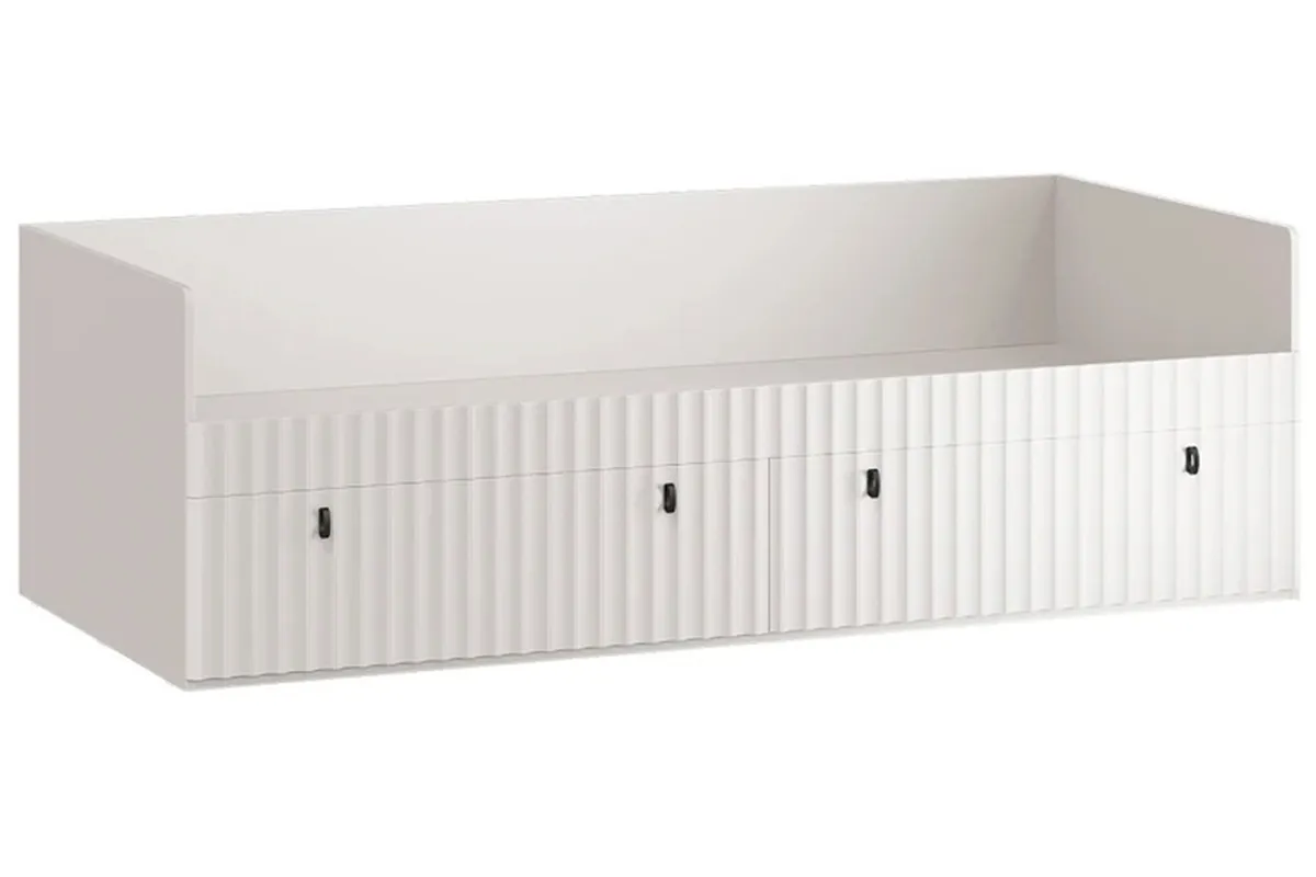 Кровать комбинированная Тиффани (900) Тип 1 (Кашемир / Кашемир матовый) - купить в Озерце