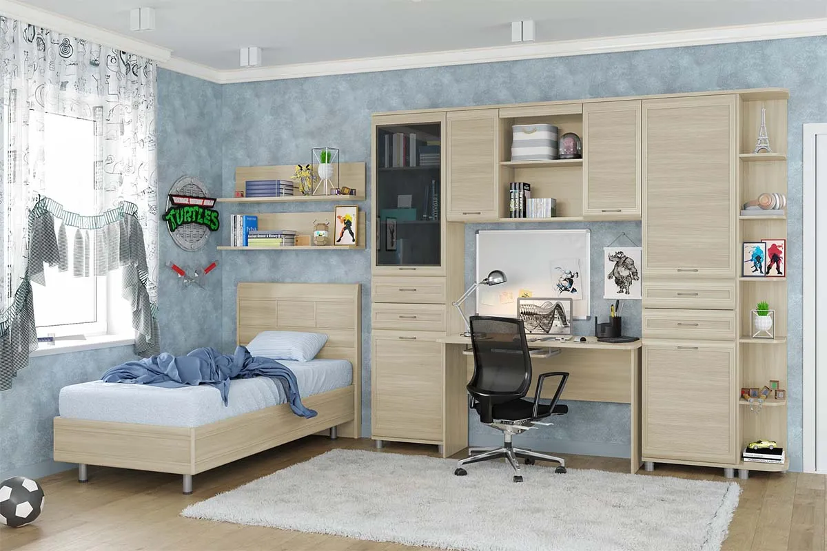 Стол СТ-1011 (Ясень Асахи) — Мебель-центр Озерцо