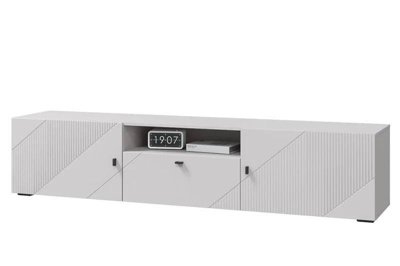 Тумба под ТВ Кашемир с 2 дв. и ящ. (Кашемир/Сантьяго) — Мебель-центр Озерцо