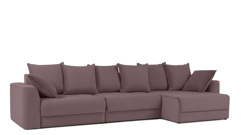 Диван угловой Monako New, Тк. Casanova Lilac 156x356 — купить в Озерце