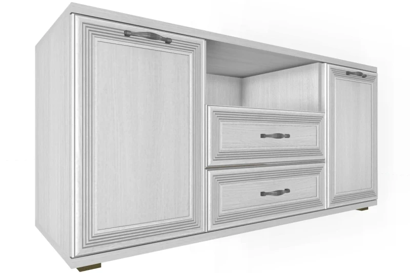 Тумба ТБ-1022 (Снежный Ясень) — Мебель-центр Озерцо