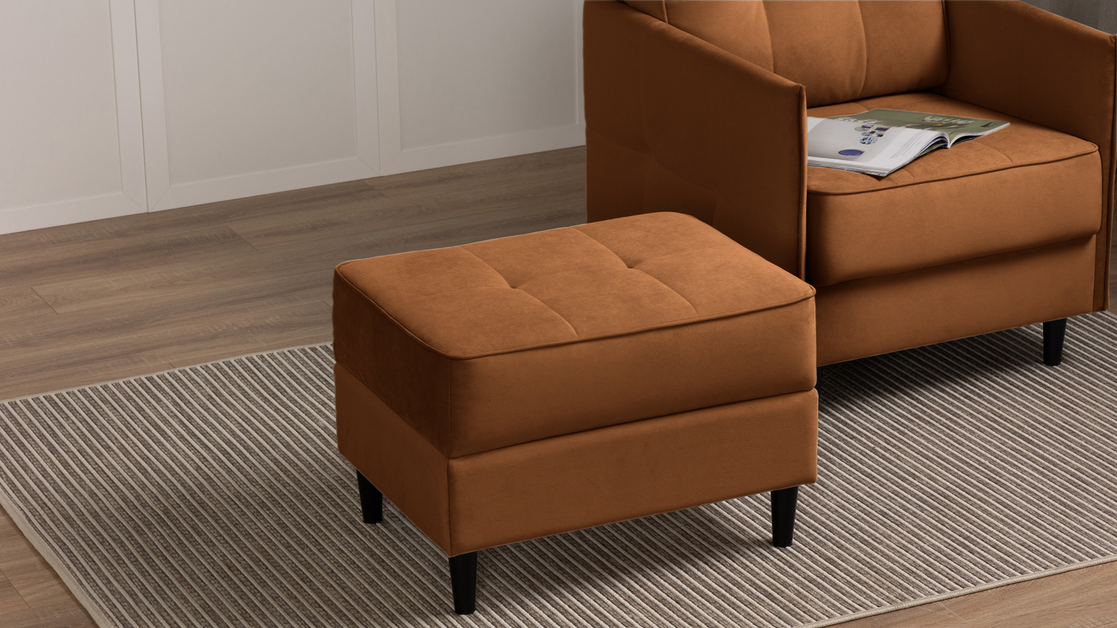 Пуф Amani Pro, Тк. Тк. Casanova Desert 53x68 — купить в Озерце