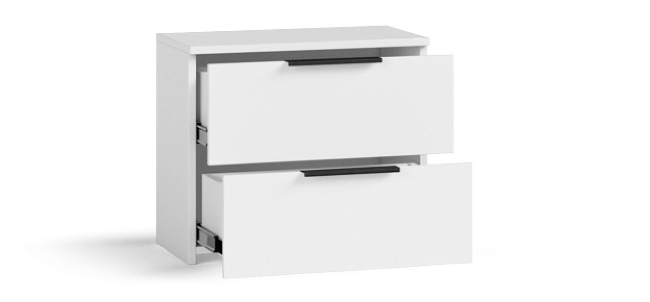 Тумба BOSS STANDART Белая — Мебель-центр Озерцо