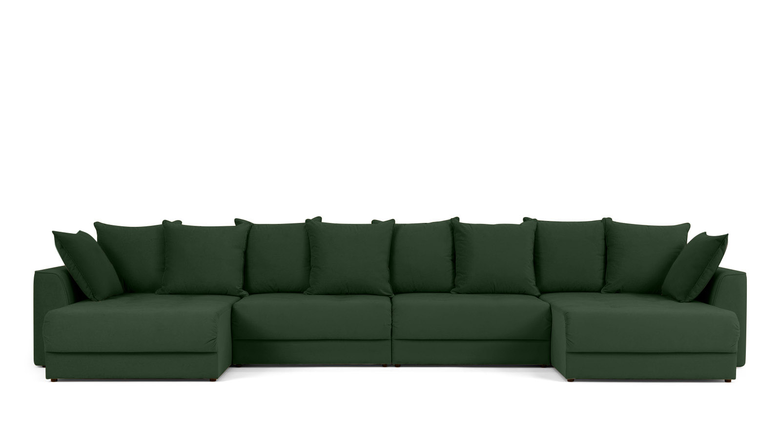 Диван Monako New П-образный с коробом для белья, Тк. Casanova Grass 157x455 — купить в Озерце