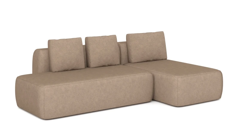 Диван модульный 2-секционный Molto 170+125 Тк. Galaktika beige 147x258 — купить в Озерце