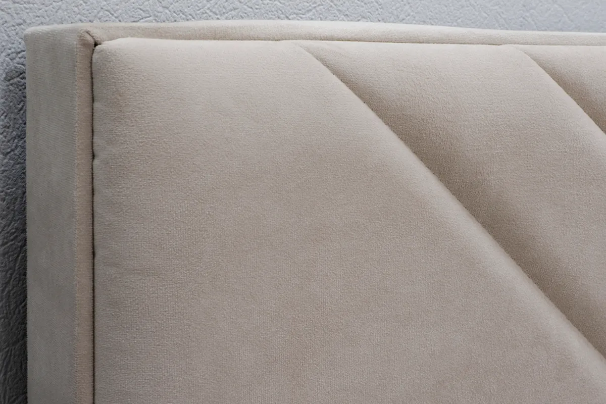 Кровать Кашемир с мягким изголовьем и ПМ 160х200 (Кашемир/Сантьяго) - купить в Озерце