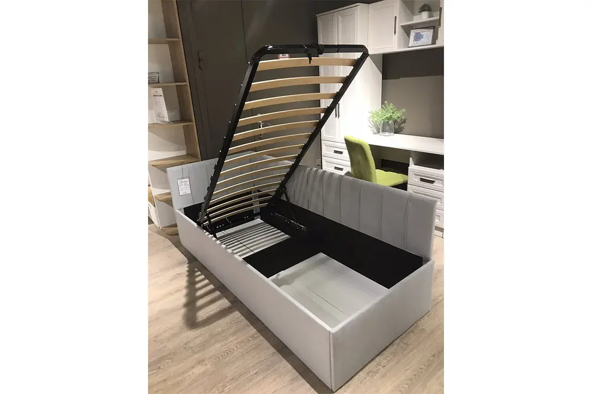 Кровать Мика с ПМ 80х200 универсальная Newtone Light GREY - купить в Озерце