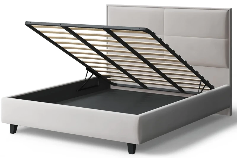 Кровать на опоре Скай с ПМ и бельев. ящ. 140х200 (Нео 02) - купить в Озерце