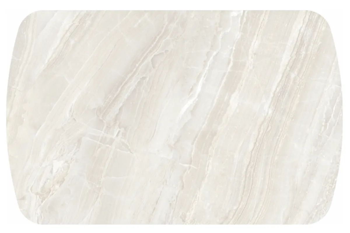 Стол обеденный Бостон Мрамор светлый (Белый / Фотопечать / Опора брифинг) - купить в Озерце