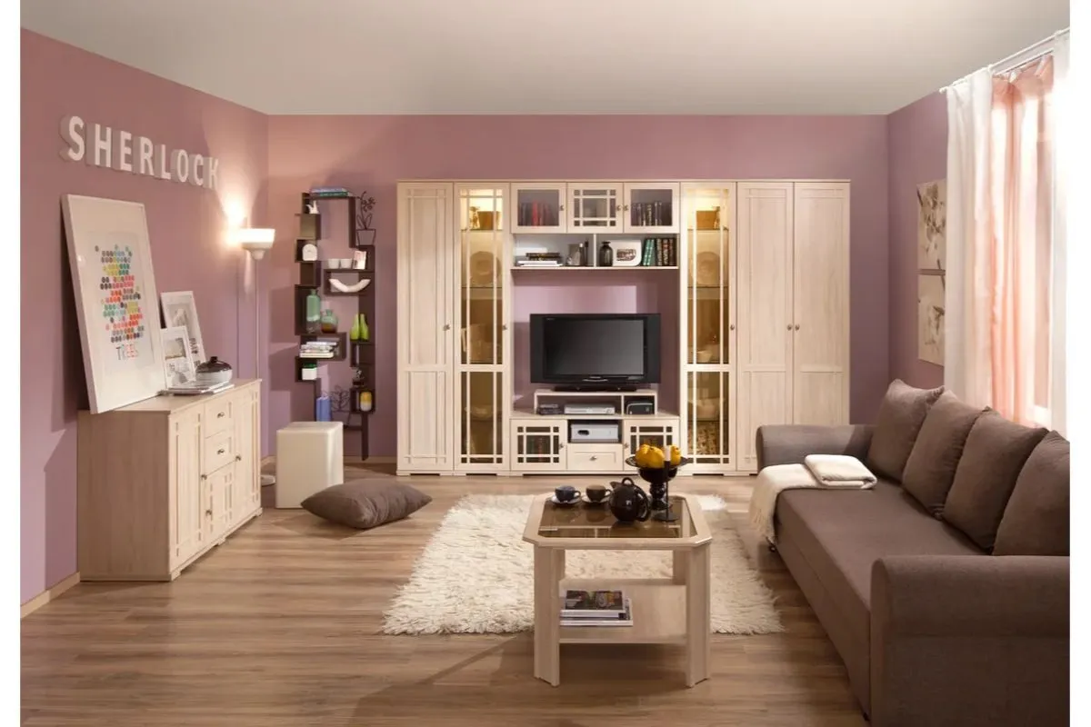 Гостиная Sherlock (Дуб сонома) — Мебель-центр Озерцо