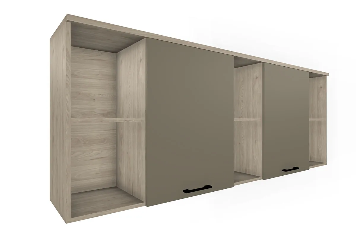 Детская Грейс композиция 1 (Гикори Джексон Светлый/Латте Матовый) — Мебель-центр Озерцо