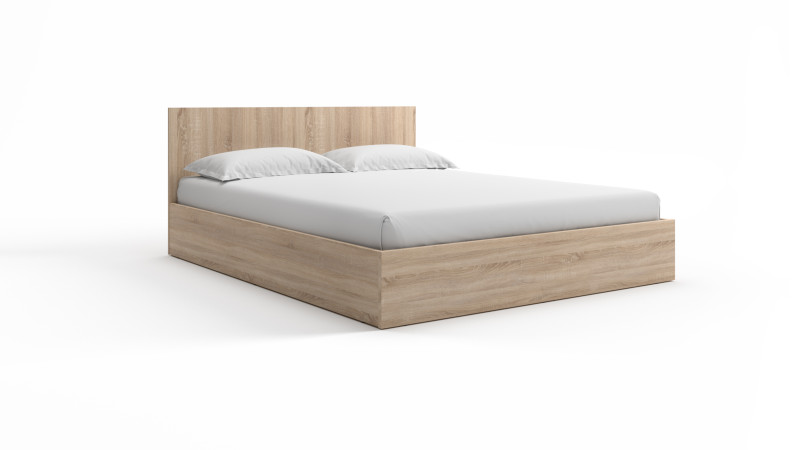 Комплект с подъемным механизмом Ralto, цвет дуб бардолино натуральный, 160x200 + Тумба навесная Pronto, цвет дуб бардолино натуральный - купить в Озерце