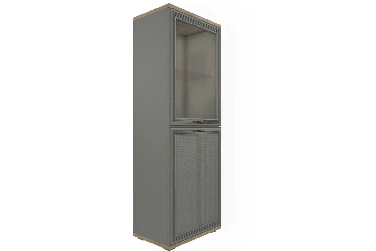 Гостиная Карина-22 (Гикори Джексон Светлый/Серый Оникс) — Мебель-центр Озерцо