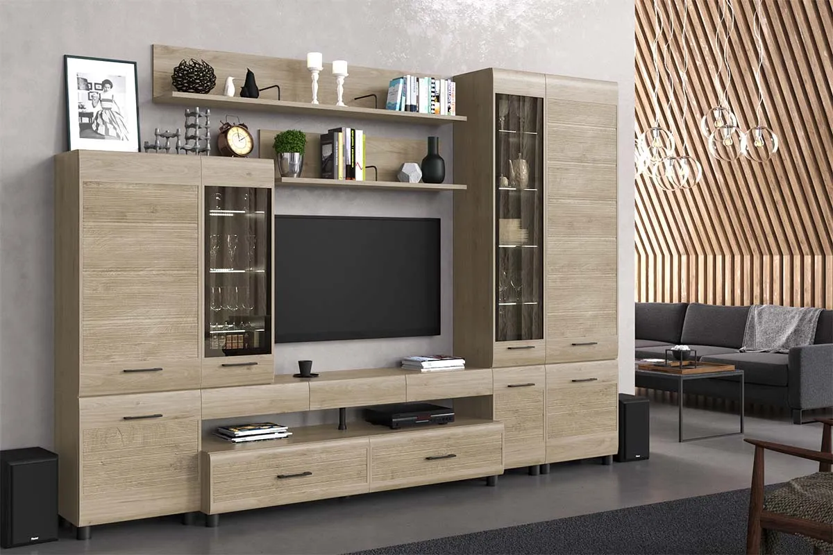 Шкаф ШК-2643 (Гикори Джексон Светлый) в мебель-центре Озерцо