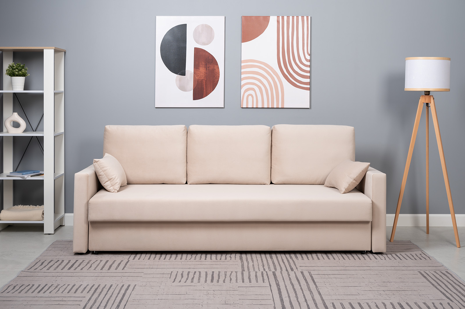 Диван -кровать Bingem ткань Balance 130 95x223 — купить в Озерце