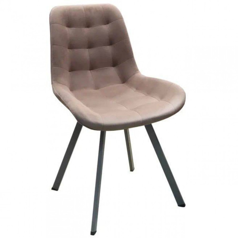 Стул поворотный 360 Гармония муар графит/ кофейный 3VELU06 - купить в Озерце