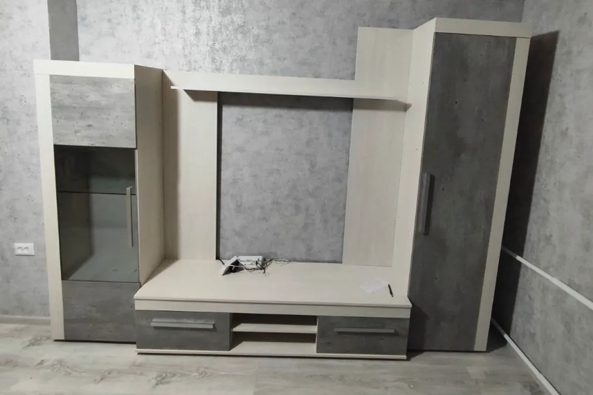 Леон Гостиная со шкафом — Мебель-центр Озерцо